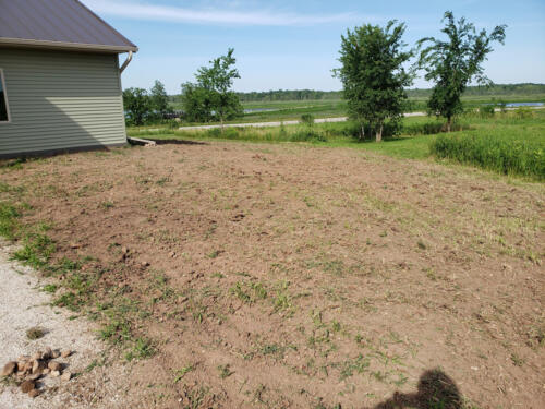 A pollinator garden was in stalled in June 2020 just east of the Nature Center